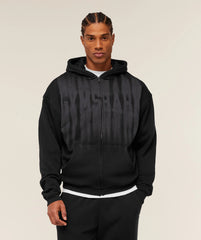 Fade Graphic Zip Through Hoodie
